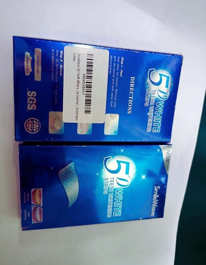 Teeth Whitening Strips - 28 Strips (14 Count Pack) | Efficient & Anti-Slip | Natural Essence | Stretchable Non Sensitive Safe to Enamel | White Strips for Remove Tooth Stain Dental Certified - Image 8
