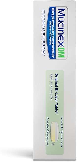 Mucinex DM 12Hr Chest Congestion & Cough Medicine for Adults, Cold and Cough Medicine for Excess Mucus Relief, 600 mg Guaifenesin & 30 mg Dextromethorphan HBr, 80 Bi-Layer Tablets - Image 11