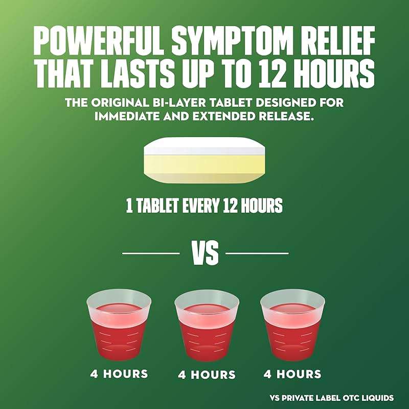 Mucinex DM 12Hr Chest Congestion & Cough Medicine for Adults, Cold and Cough Medicine for Excess Mucus Relief, 600 mg Guaifenesin & 30 mg Dextromethorphan HBr, 80 Bi-Layer Tablets - Image 4
