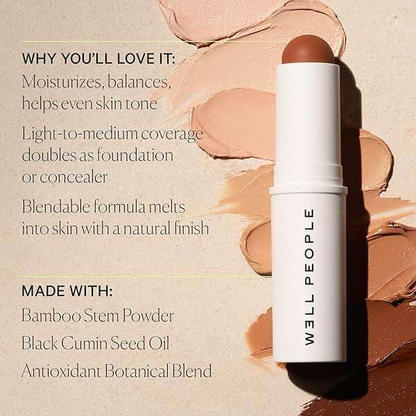 Well People Supernatural Complexion Stick Foundation + Concealer, Buildable, Light-to-Medium Coverage, Soft Matte Finish, Lightweight + Hydrating, Multi-Use, Vegan & Cruelty-Free, 36 Tan Warm - Image 5
