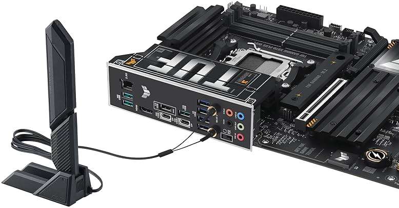 ASUS TUF Gaming X870-PLUS WiFi AMD AM5 X870 ATX Motherboard, 16+2+1, 80A SPS Power Stages, DDR5, PCIe 5.0 Ready, Four M.2 Slots, Wi-Fi 7, 2.5Gb LAN, HDMI, USB4® 40Gbps, SATA 6 Gbps, USB 20Gbps Type-C - Image 13