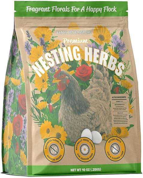 Eaton Pet and Pasture Premium Nesting Herbs, Aromatic Blend for Nesting Boxes & Chicken Coop, Natural Refresher & Pest Deterrent - Image 1