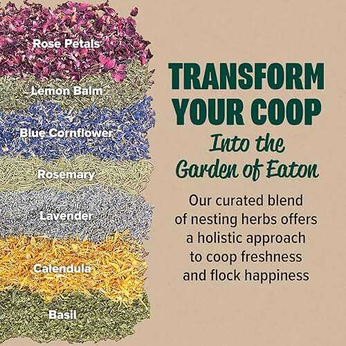 Eaton Pet and Pasture Premium Nesting Herbs, Aromatic Blend for Nesting Boxes & Chicken Coop, Natural Refresher & Pest Deterrent - Image 3