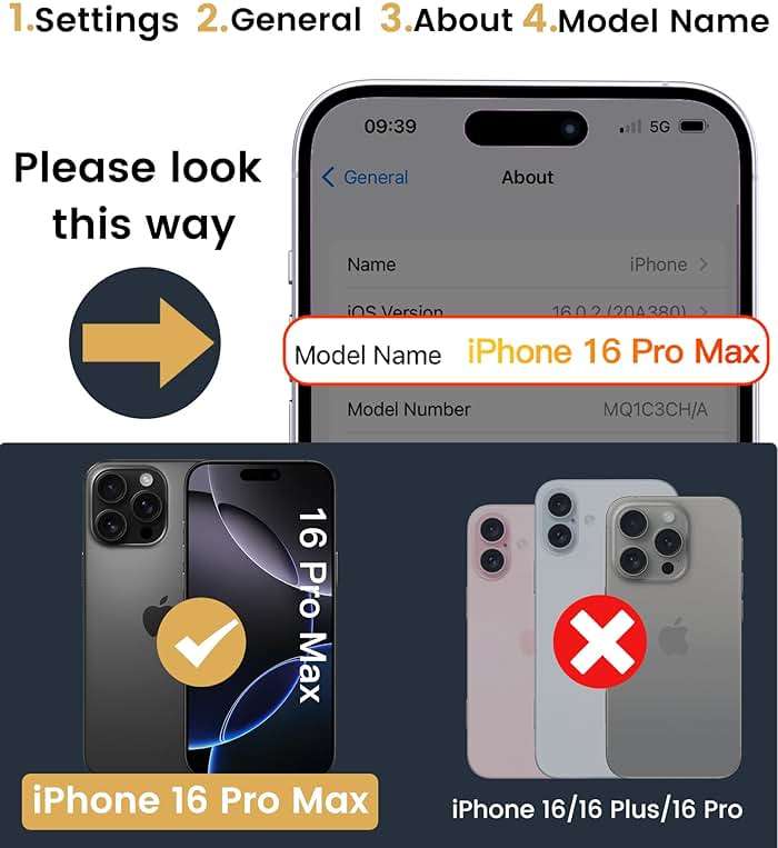 SSLOTSCASE for iPhone 16 Pro Max Case with Card Holder & Kickstand & Slide Camera Lens Cover, Silicone Edge Protection Rugged Heavy Duty Phone Case Cover for iPhone 16 Pro Max 6.9'' 2024, Black - Image 2