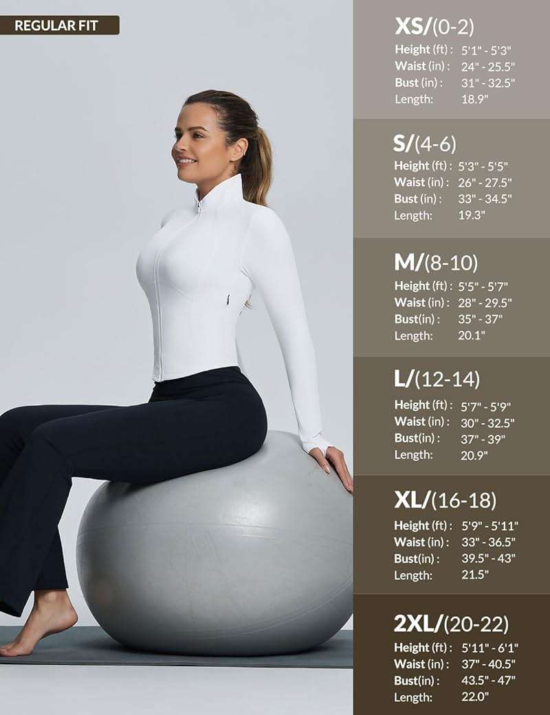 baleaf Women's Fleece Jacket for Running Zip Up Jackets Cold Weather Gear Workout Bbl Tights Yoga - Image 7