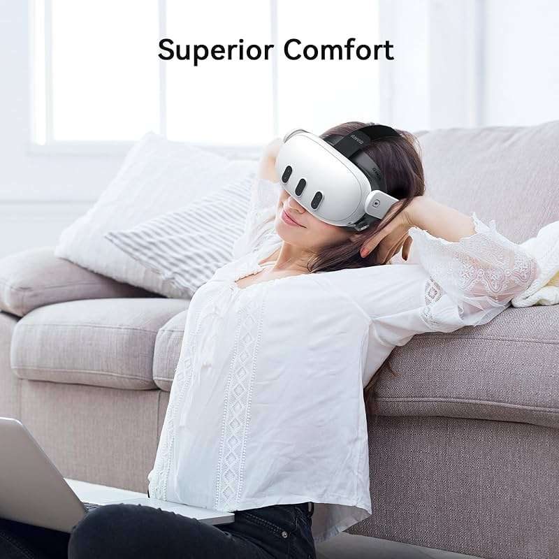AMVR FC3 Facial Interface Face Pad Compatible with Meta/Oculus Quest 3 Accessories, with Knob Adjustable, NOT Compatible with Meta Quest 3S - Image 6