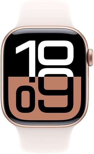 Apple Watch Series 10 [GPS + Cellular 42mm case] Smartwatch with Rose Gold Aluminum Case with Light Blush Sport Band - S/M. Fitness Tracker, ECG App, Always-On Retina Display, Water Resistant - Image 4
