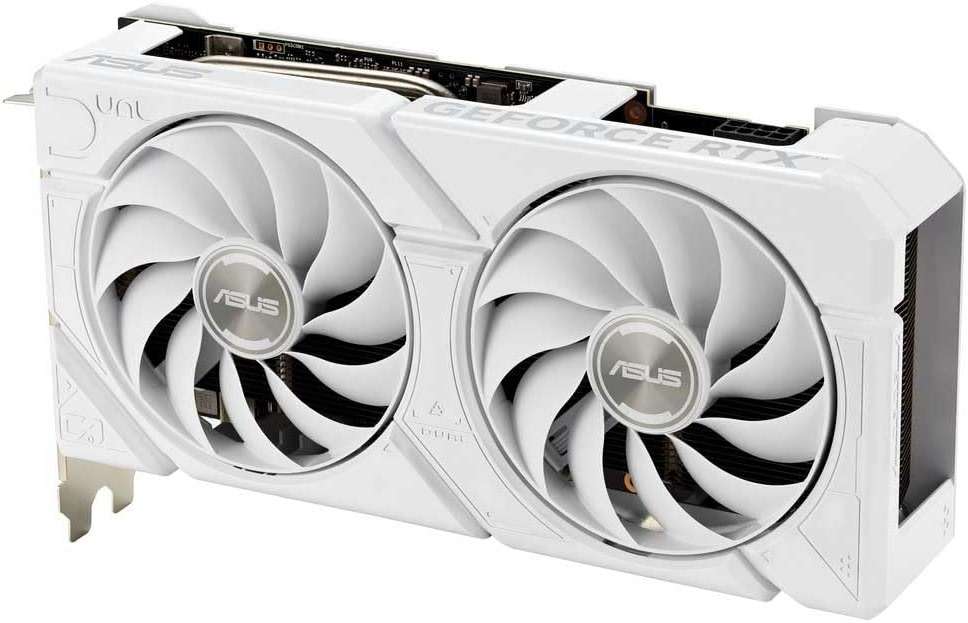 ASUS Dual GeForce RTX 4060 EVO White OC Edition 8GB GDDR6 Gaming Graphics Card White (Nvidia GeForce RTX4060 DLSS3, 246 AI Tops, PCIe 4.0, 1x HDMI 2.1a, 3X DisplayPort 1.4a, - Image 5