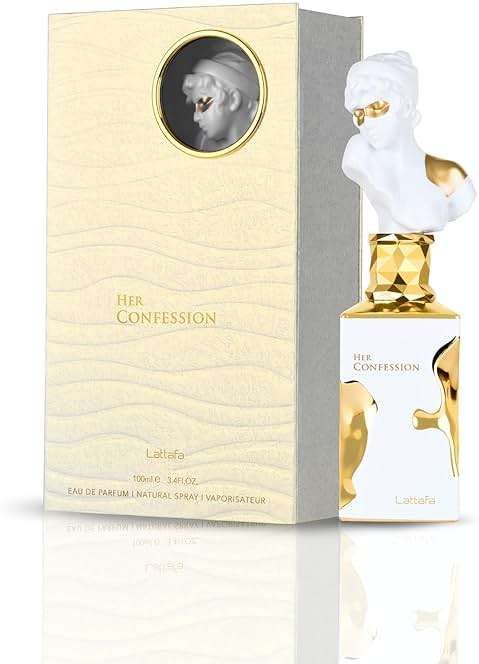 Lattafa Her Confession - Vanilla, Floral, Amber, Musk - Eau de Parfum Long-Lasting Fragrance for Women, 3.40 Ounce / 100 ml - Image 2