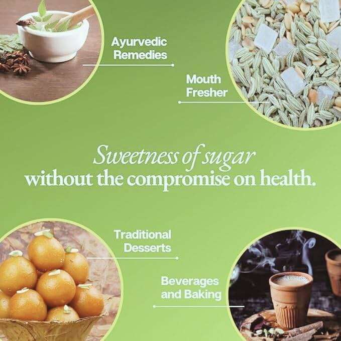 Herbal Fusion Organic Dhaga Mishri, 100% Organic, Kuja Mishri, Sugar Crystals, Dhaga Wali Mishri, Thread Crystals 210 Grams - Image 6