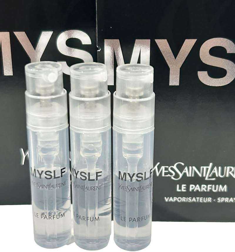 Yves Saint Laurent MYSLF LE PARFUM YSL Sample Spray Perfume Trial Size Partially Filled Vials 1.2 ml / 0.04 fl oz (set of 3) - Image 3