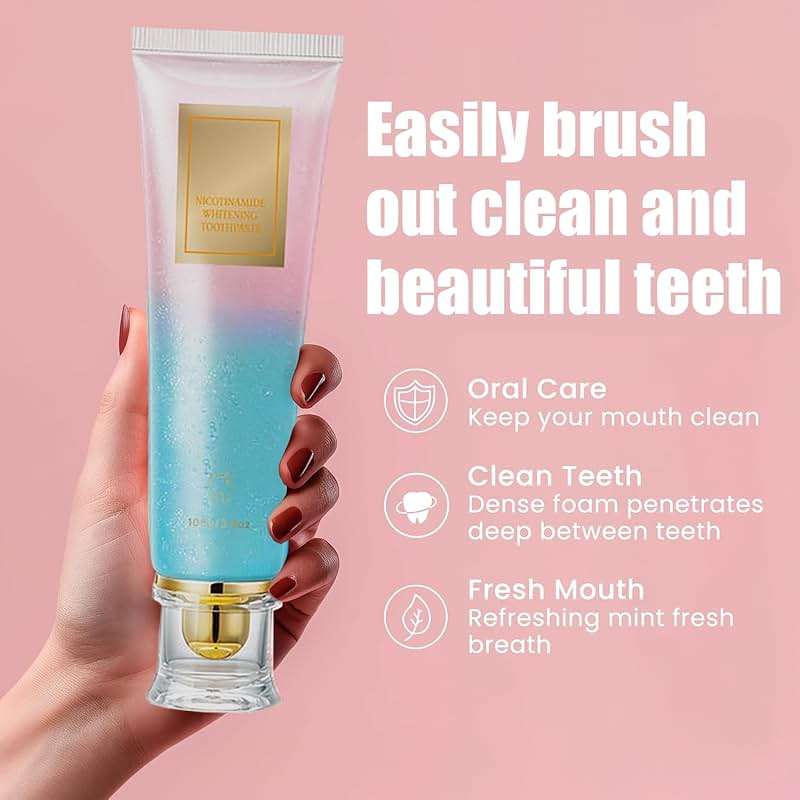 Niacinamide Toothpaste,Niacinamide Intensive Toothpaste,Fresh Breath Toothpastes, Remove Tooth Stains (3.8oz) - Image 3