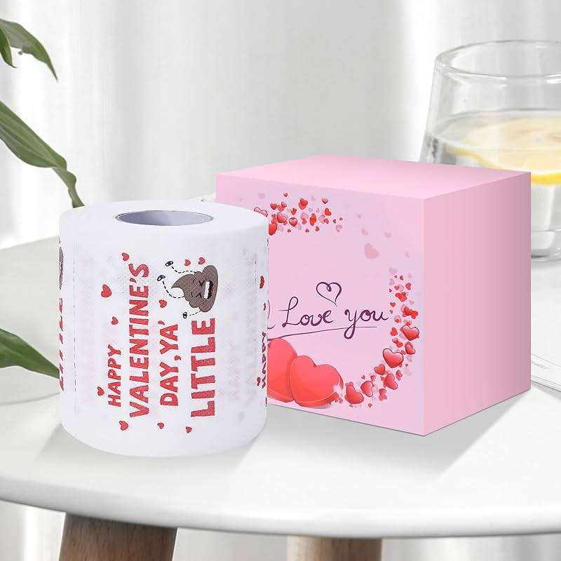 Valentines Gifts for Him Her, Romantic Novelty Gifts Toilet Paper, Funny Gag Gifts for Adults Men Women Boyfriend Girlfriend, Valentines Decor/Decorations for Party Supplies Valentine's Christmas - Image 6