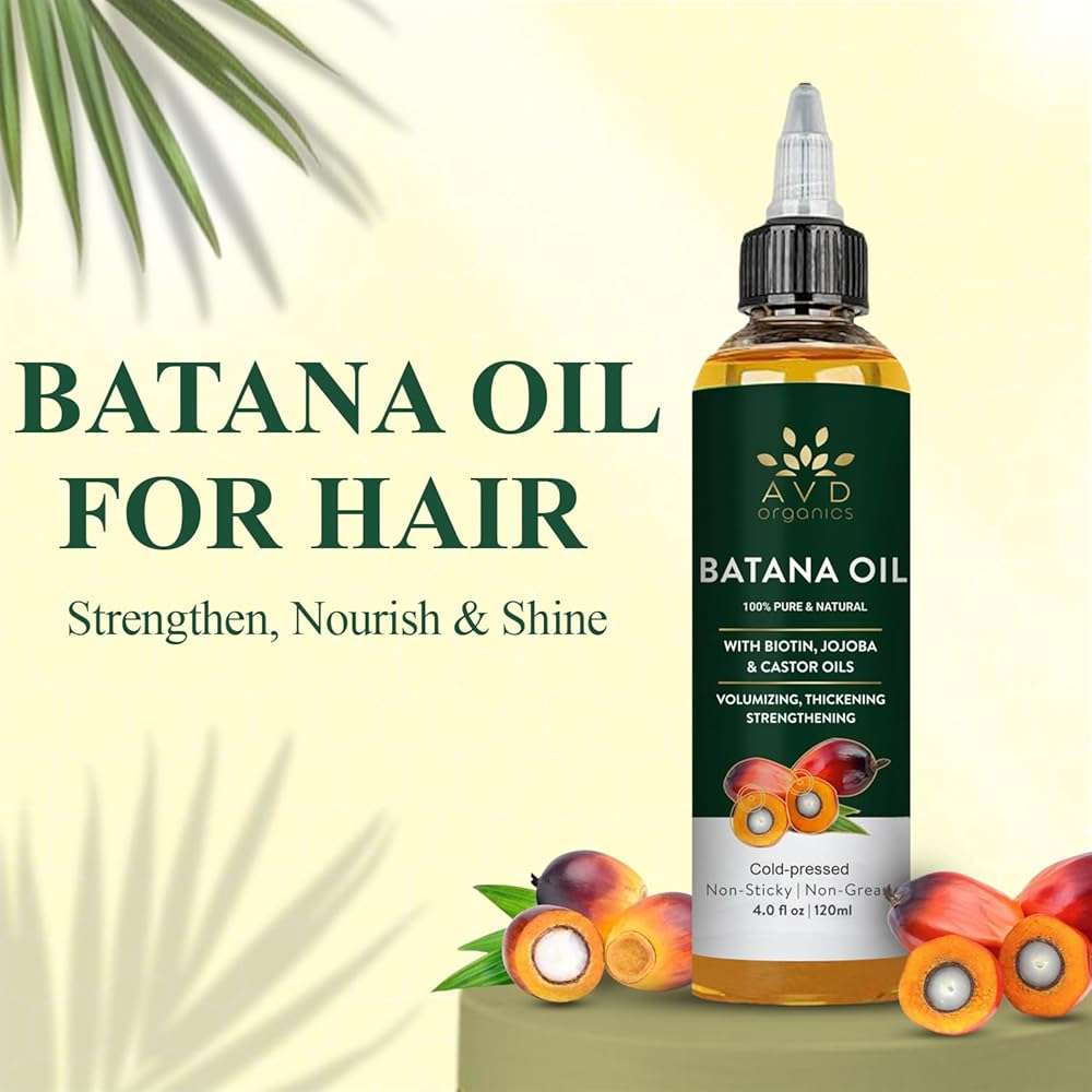 AVD ORGANICS Batana Oil for Hair Growth 4.05 fl oz | Dr Sebi Organic Raw Batana Oil from Honduras | 100% Pure & Natural for thicker & stronger Hair | Ideal for Men & Women | 120ML - Image 6
