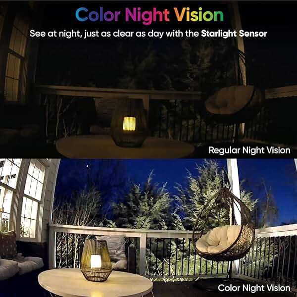 Cam V3 Smart Home Security Camera, Indoor/Outdoor Use, 1080p Plug-in, Color Night Vision, Motion Detection, Two Way Audio, Compatible with Alexa, Google Assistant, Black - Image 2