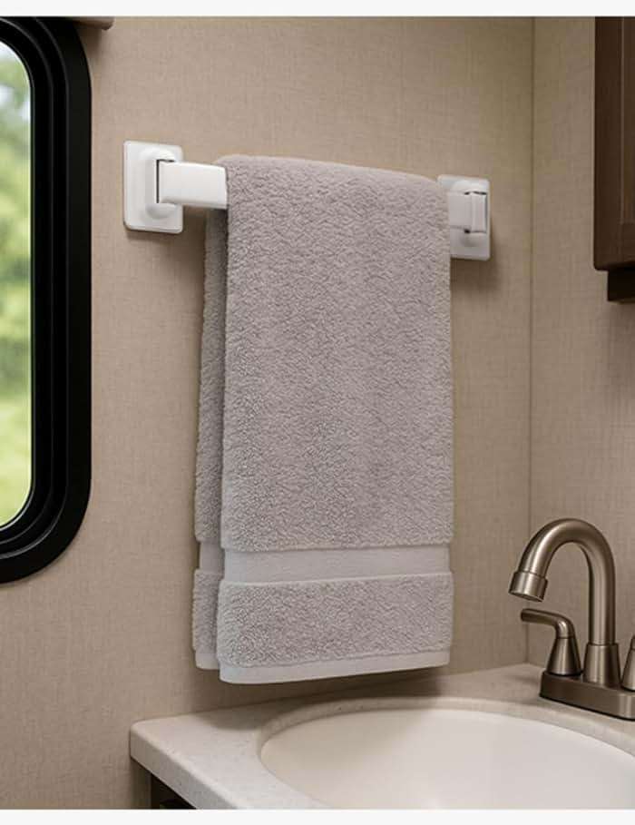 RV Shower Corner Storage Bars 3 Pack, Aluminum Adjustable Camper Shower Shelf Retainer Bars for Bathroom Storage and Organization, RV Essential Accessories for Travel Trailer Inside, 10-15 Inches - Image 9