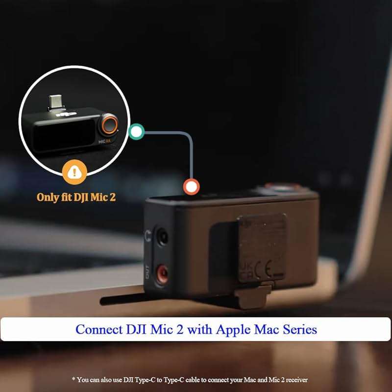 iMusk Original OEM Type-C Adapter for DJI Mic 2 Receiver - Image 6