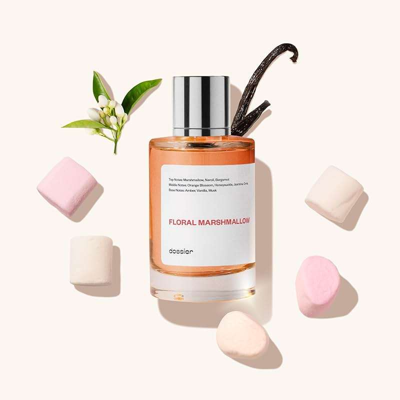 Dossier - Floral Marshmallow - Inspired by Love, Don't Be Shy - Eau de Parfum - Long-Lasting Fragrance - Feminine - 3.4 fl oz (100ml) - Image 8