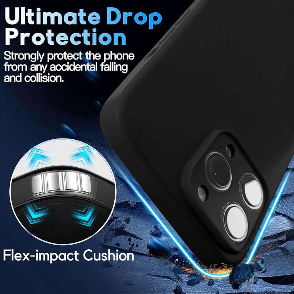 Blaspins Crossbody Lanyard Strap Case for iPhone 16 Pro, Hands-Free Neck Cross Body Wrist, Adjustable Rope Removable, Drop Protection Shockproof Silicone Case 6.3 inch, 160 cm Strap, iP16Pro - Black - Image 5