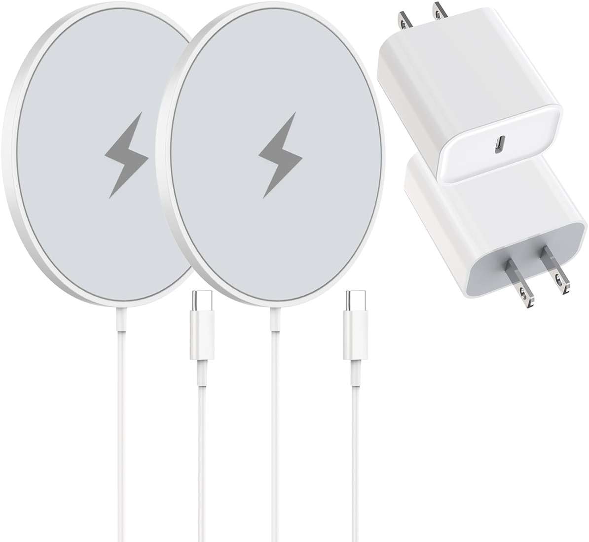 Magnetic Wireless Charger Fast Apple Mag-Safe Charger for iPhone 16 Pro Max/16 Pro/iPhone 15Pro Max/15 Plus/14/13/12/AirPods 3/2/Pro/Pro 2 Magnet Charging Pad Mag Safe Chargerwith Dual Charging Ports - Image 1