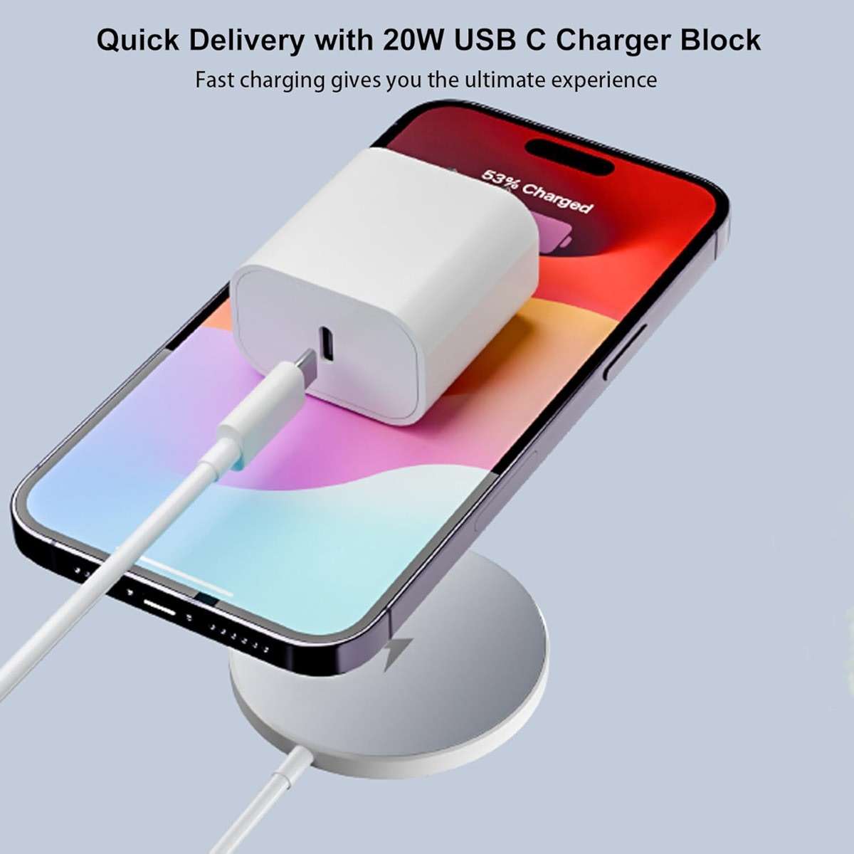 Magnetic Wireless Charger Fast Apple Mag-Safe Charger for iPhone 16 Pro Max/16 Pro/iPhone 15Pro Max/15 Plus/14/13/12/AirPods 3/2/Pro/Pro 2 Magnet Charging Pad Mag Safe Chargerwith Dual Charging Ports - Image 6