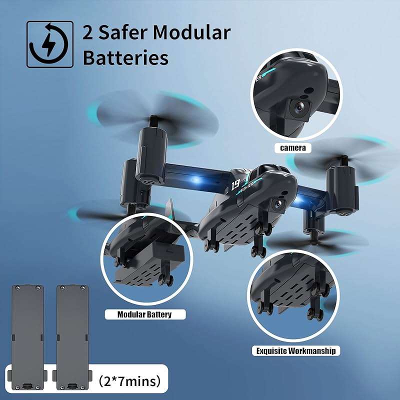 Helicopter Remote Control, LM19 Ospery Military RC Helicopter with Live Camera for Military Fans, Flying and Land Gliding Mode, One Key take Off/Landing, Remote Control Helicopter for Adults 14+ - Image 7