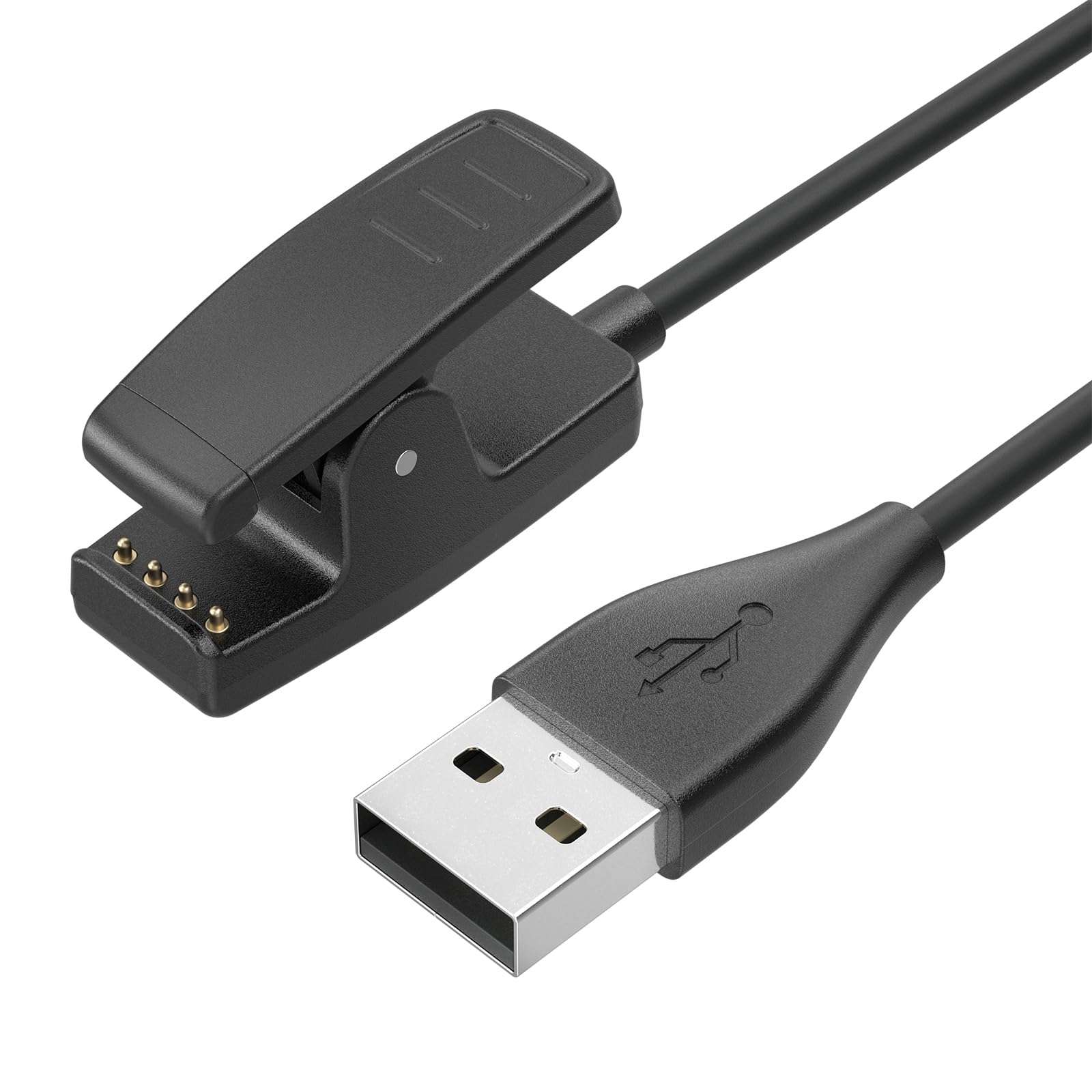 Meliya USB A Charger for Garmin Forerunner 735XT 235 35 64 230 630 645/645 Music, Approach S20/G10, Vivomove HR/Lily/Lily 2 Smart Watch Replacement Charger Charging Clip Cable (3.3FT/1M) - Image 1