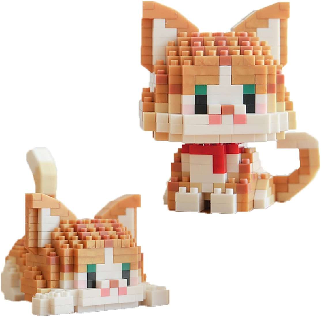 Myweyde Mini Cat Building Blocks - Orange, Ragdoll & Tricolor Cats (439Pcs) - Image 1