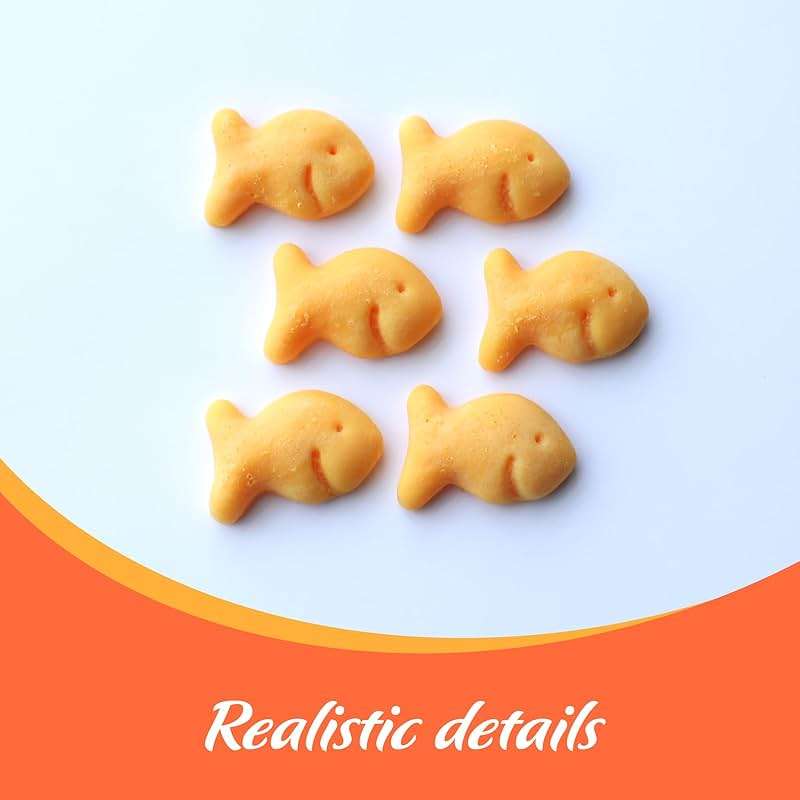 Goldfish Magnets, Set of 6 Pcs, Funny Fridge Magnets, Holdfish, Goldfish Crackers Lovers Gift Idea - Image 2