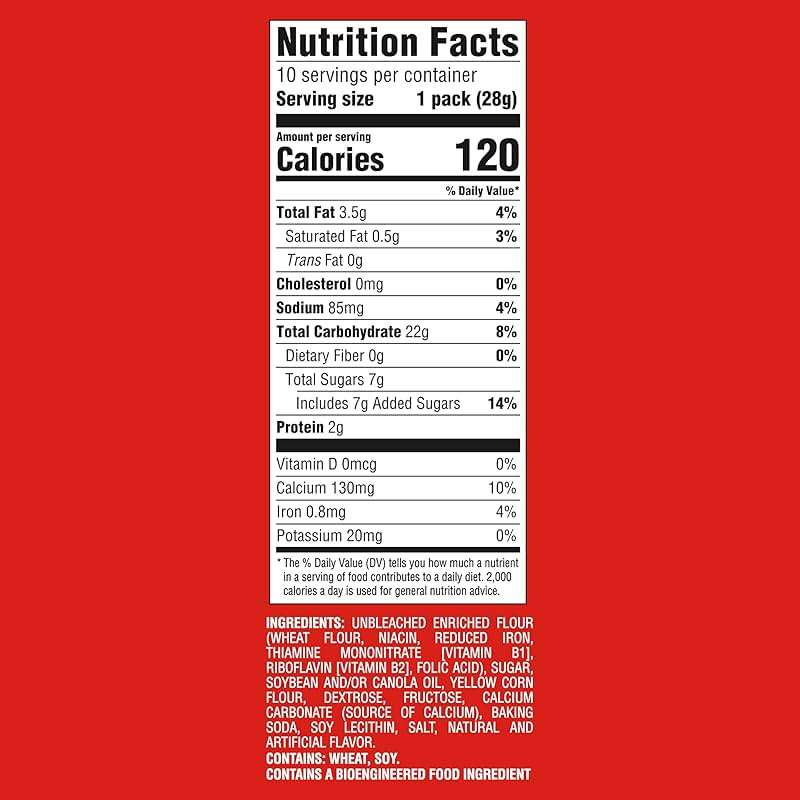 BARNUM'S Original Animal Crackers, Kids Snacks, 10 Snack Packs - Image 2