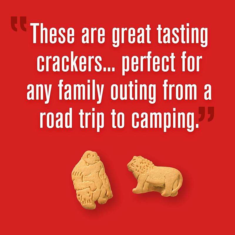 BARNUM'S Original Animal Crackers, Kids Snacks, 10 Snack Packs - Image 14