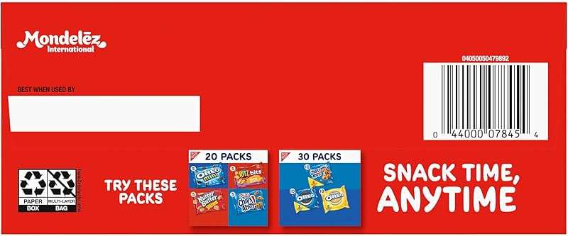 BARNUM'S Original Animal Crackers, Kids Snacks, 10 Snack Packs - Image 20