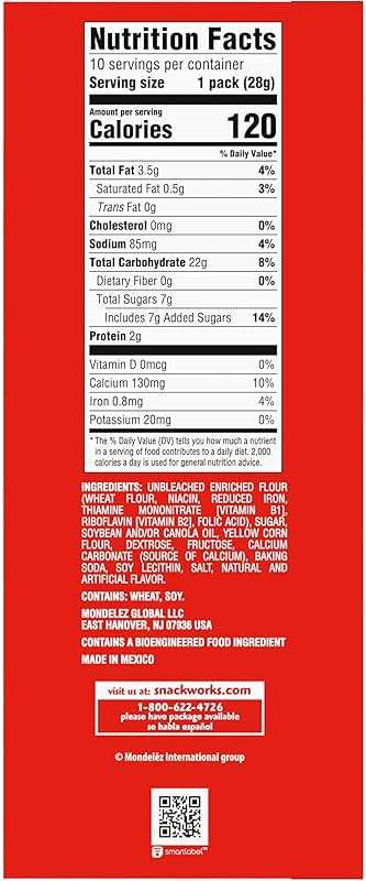 BARNUM'S Original Animal Crackers, Kids Snacks, 10 Snack Packs - Image 3