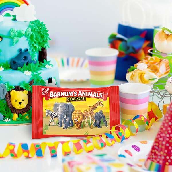 BARNUM'S Original Animal Crackers, Kids Snacks, 10 Snack Packs - Image 8