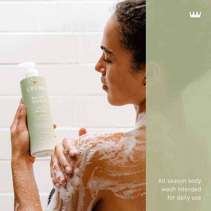 Cremo Pear Blossom Skin Moisturizing Body Wash for Women, Notes of Delicate Petals of Pear Blossoms, 16 Fl Oz - Image 5