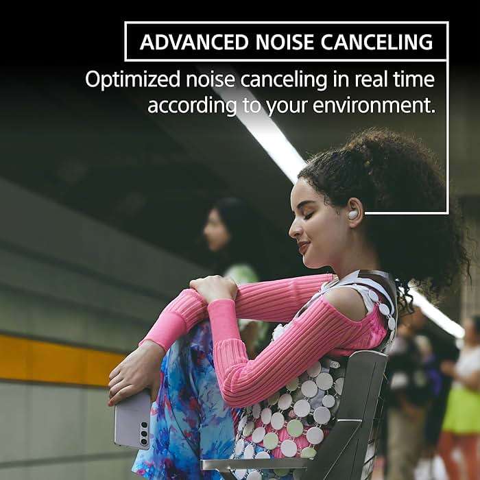 Sony LinkBuds Fit Truly Wireless Noise Canceling Earbud Headphones, Small & Light with Newly Developed Air Fitting Supporters, Black - Image 4