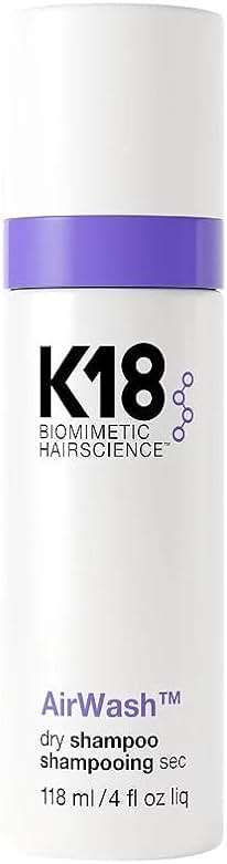 K18 AirWash™ Dry Shampoo, Non-Aerosol, Balances Scalp & Controls Excess Oil Production - Image 1