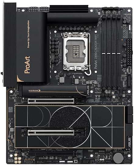 ASUS ProArt Z890-CREATOR WIFI Z890 LGA 1851 ATX Motherboard, Intel® Core™ Ultra Processor Series 2 Ready, 16+2+1+2 stages, PCIe® 5.0, DDR5, Thunderbolt™ 5 Type-C®, 10+2.5 Gb LAN, WiFi 7, 5x M.2, AI OC - Image 9