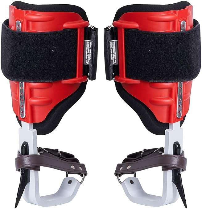 VEVOR Tree Climbing Spikes, 1 Pair Height-Adjustable Climbing Spurs, 350lbs Load Capacity Tree Climbing Gear with Straps, Arborist Equipment for Climbers, Hunting, Fruit Picking - Image 9