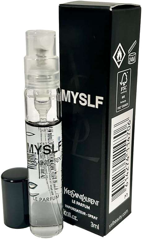 Yves Saint Laurent YSL MYSLF LE PARFUM Men SAMPLE SPRAY Perfume MINI SMALL TRAVEL SIZE 3 ml / 0.1 Fl oz - Image 3