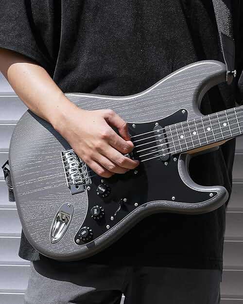 DONNER DST-80 Electric Guitar 39” Beginner Electric Guitar Kit with Amp, Classic SSS Pickup Complete with Gig Bag, Tuner, Capo, Strap, Picks, and Free Online Lessons - Image 8