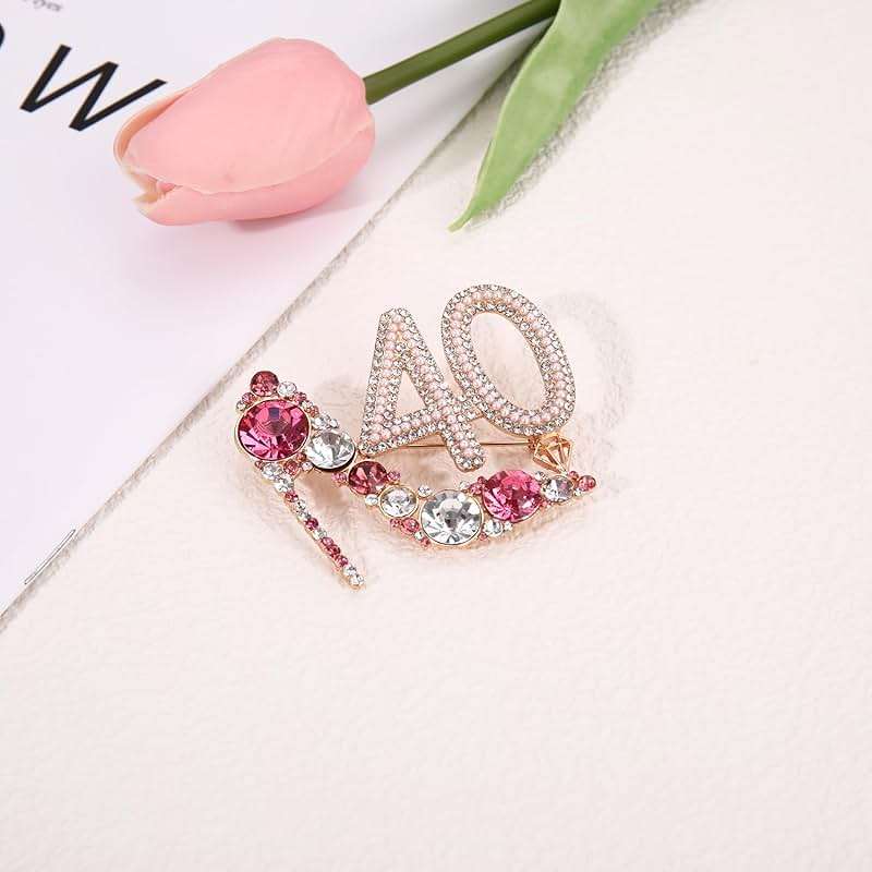 Birthday Brooch Pins Queen Crown Brooch for Women Bling Luxury Rhinestone Brooches Crystal Lapel Pin Large Safety Pin Birthday Party Fashion Lapel Pin Accessories - Image 5