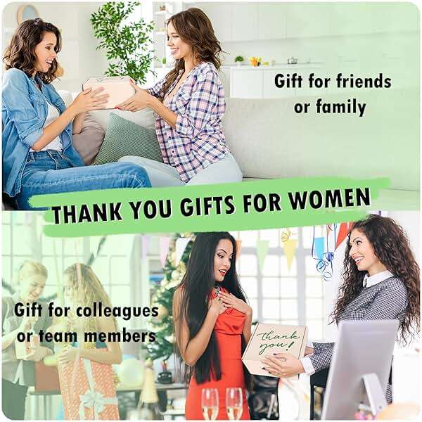iAOVUEBY Thank You Gift Baskets for Women, Employee Appreciation Gifts, 8PCS Thank You Gift Box with Tumbler & Spa Set, Gift for Coworkers, Teacher, Boss, Secretary, Nurse, Front Desk - Image 7