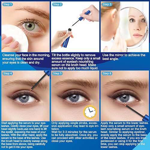 Advanced Eyelash Growth Serum for Lash: Premium Lash Enhancer for Natural Thicker and Longer Lashes – Booster for Enhanced Eyelash Thickness 3Ml - Image 5