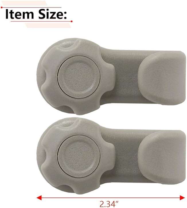 RLB-HILON 2PCS Trunk Luggage Compartment Hook Compatible with Toyota Model, for Sienna 2011-2015, for Camry 2009-2022, for Avalon 2009-2022, for Venza 2009-2015, Beige Color - Image 2