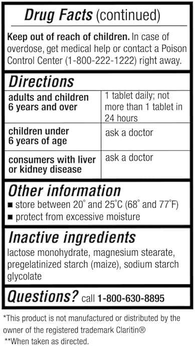 Puregen Labs Allergy Relief, Loratadine 10mg, 300 Tablets – 24 Hour Non-Drowsy Antihistamine Allergy Medicine for Runny Nose, Sneezing, Itchy, Watery Eyes - Image 3