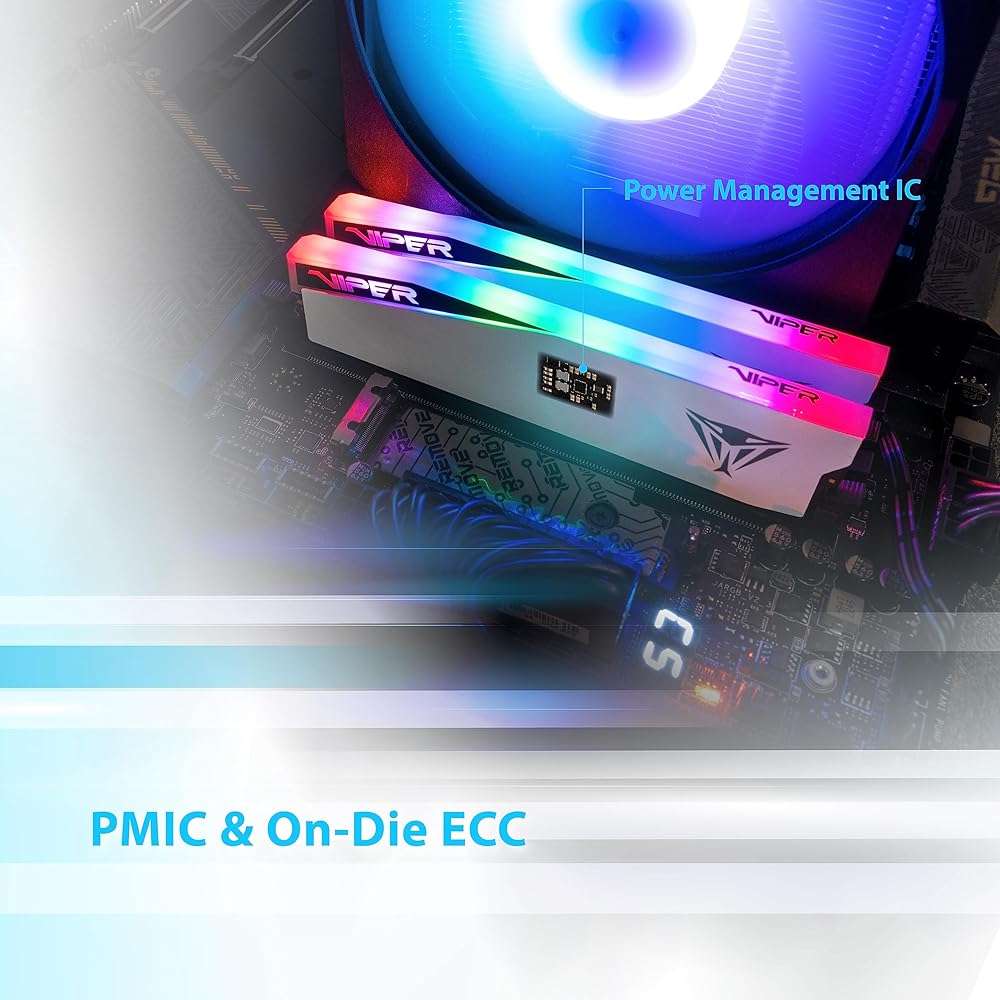 Patriot Memory Viper Elite 5 RGB DDR5 RAM 32GB (2X16GB) 6000MT/s CL30 1.35v UDIMM Desktop Gaming Memory Kit Compatible with Intel XMP/AMD Expo - PVER532G60C30KW - Image 7