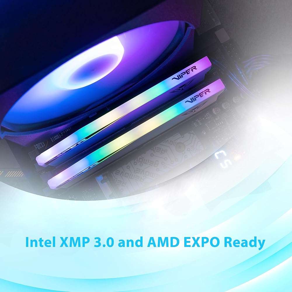 Patriot Memory Viper Elite 5 RGB DDR5 RAM 32GB (2X16GB) 6000MT/s CL30 1.35v UDIMM Desktop Gaming Memory Kit Compatible with Intel XMP/AMD Expo - PVER532G60C30KW - Image 9