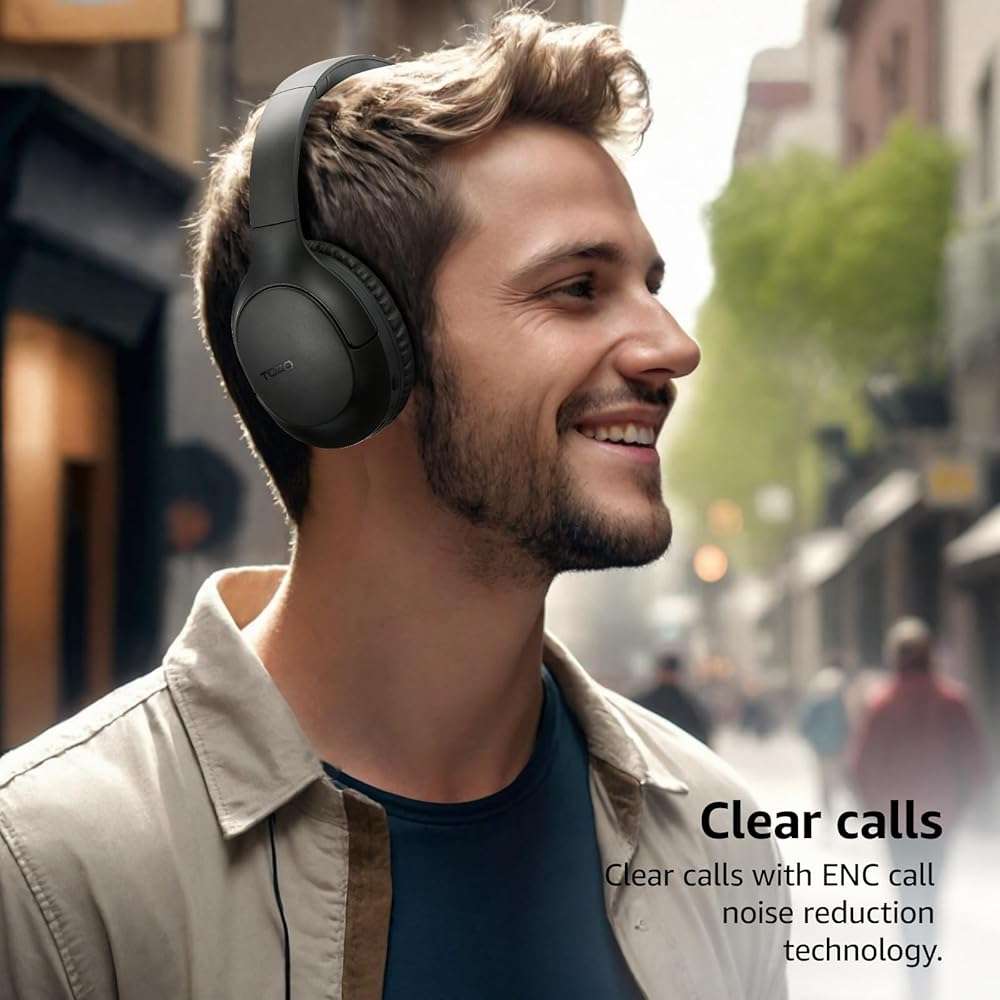 TOZO Bluetooth 5.4 Over Ear Headphones, Headphone Case Cover HT2 HA1 HT1 Wireless Headphones, - Image 3