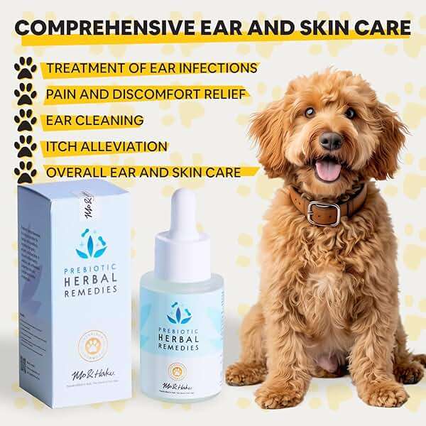 Dog Ear Infection Treatment – Natural Dog Ear Cleaner, Ear Infection Relief, and Skin Soothing for Pets with Plant-Based Ingredients - Image 2